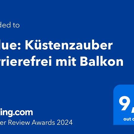 Cblue: Kuestenzauber Barrierefrei Mit Balkon Heiligenhafen Exterior foto